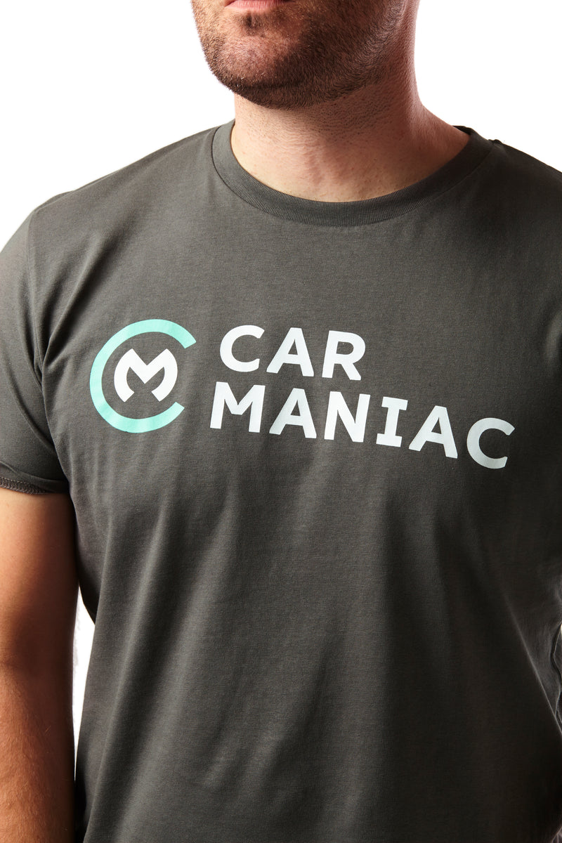 T-Shirt "Car Maniac" Anthrazit