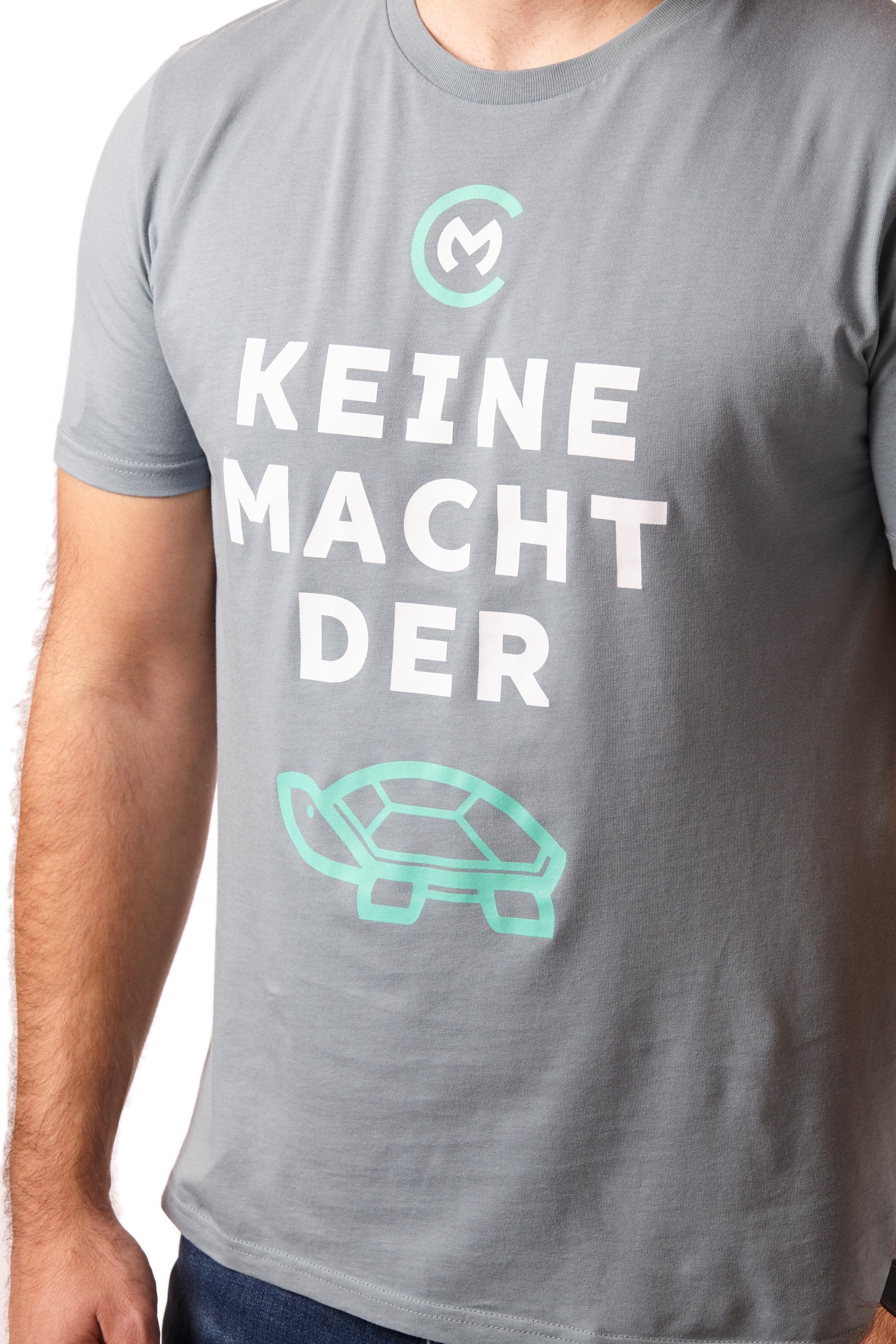 T-Shirt "Keine Macht der Schildkröte" (Citadel Blue)
