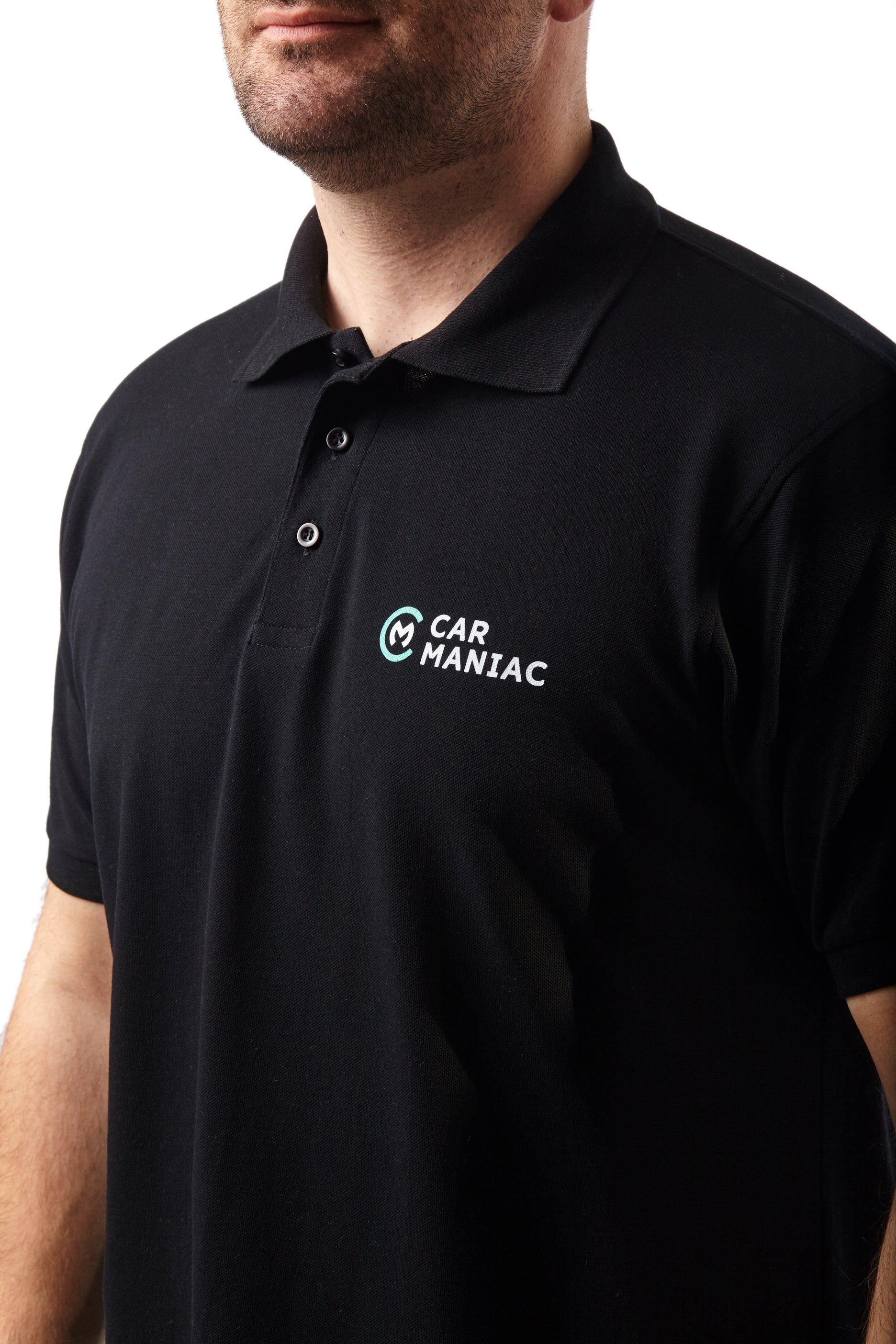 Poloshirt "Car Maniac" (Schwarz)