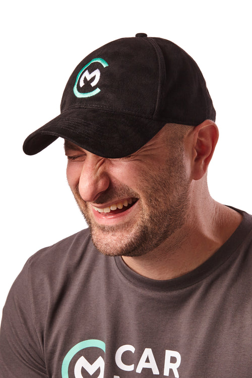 Car Maniac Cap in Wildlederoptik (Schwarz)