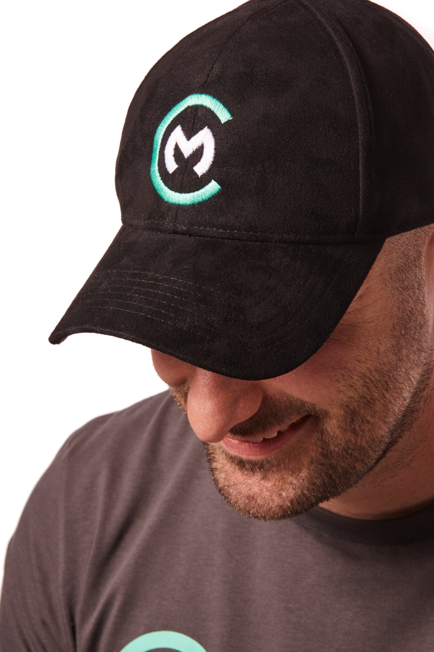 Car Maniac Cap in Wildlederoptik (Schwarz)