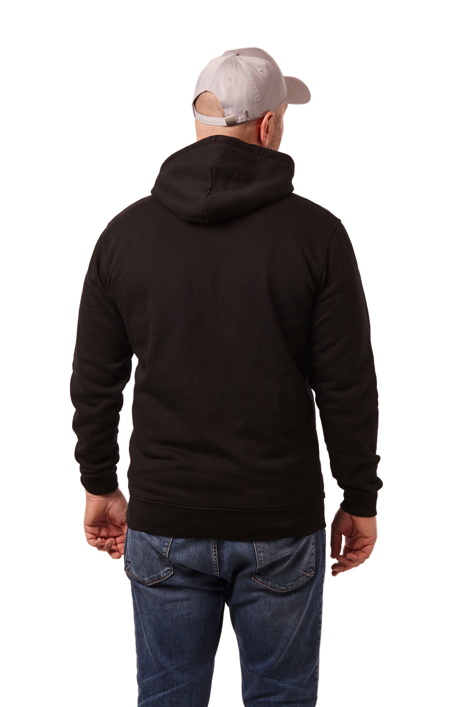 Hoodie "Am Bullhamm 1 Jever" (Schwarz)