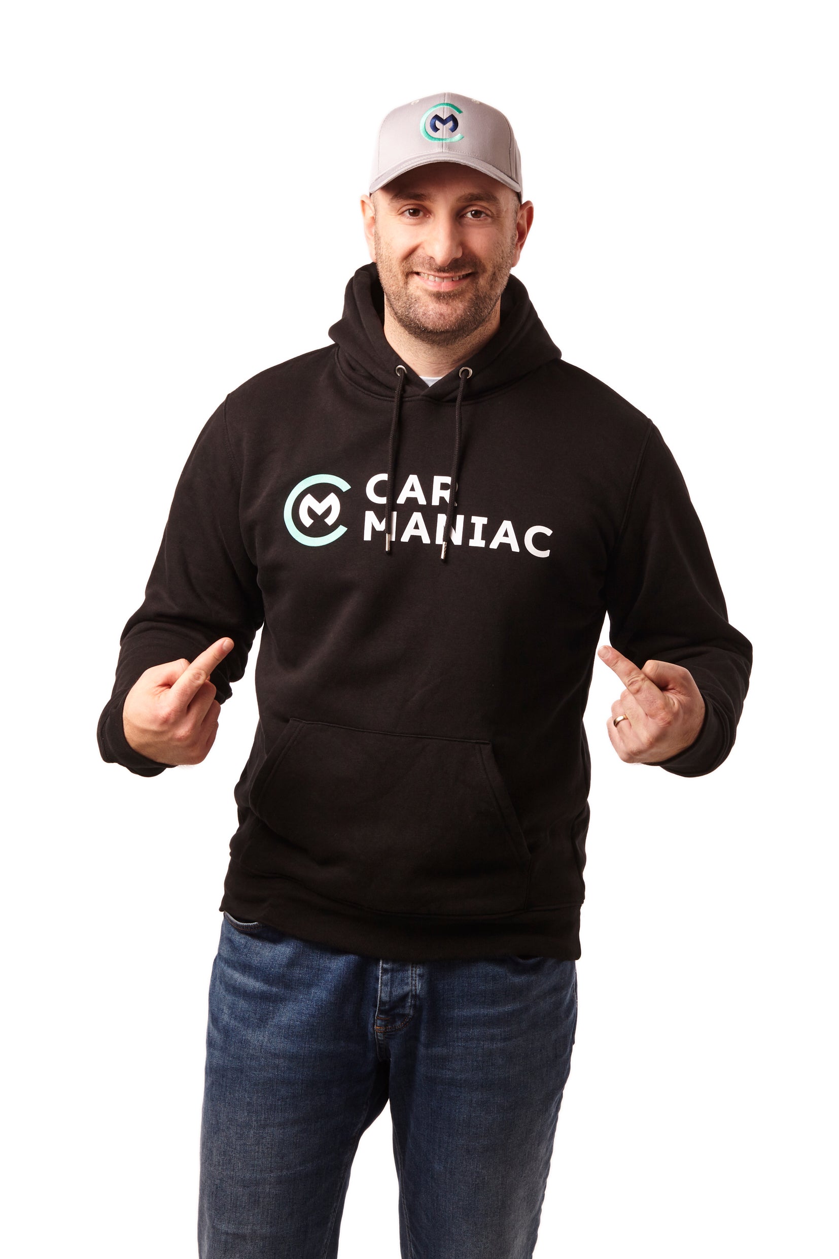 Hoodie "Car Maniac" (Schwarz)