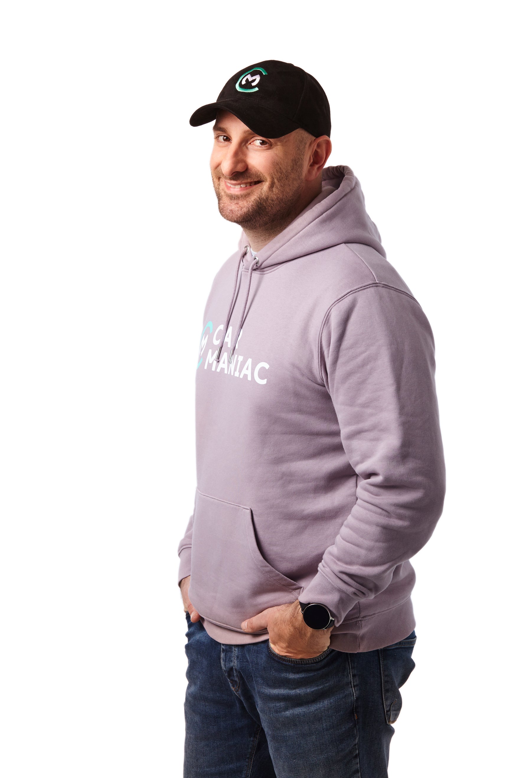 Hoodie "Car Maniac" (Lila)