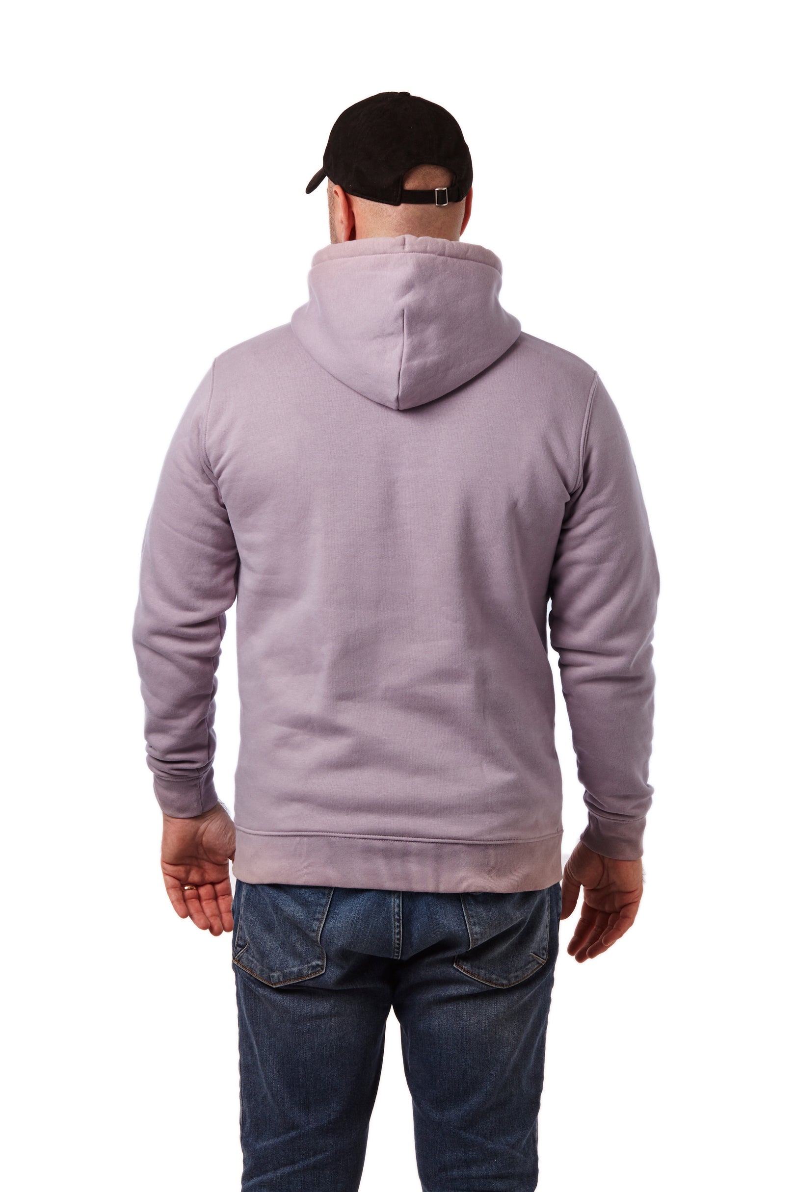 Hoodie "Am Bullhamm 1 Jever" (Lila)
