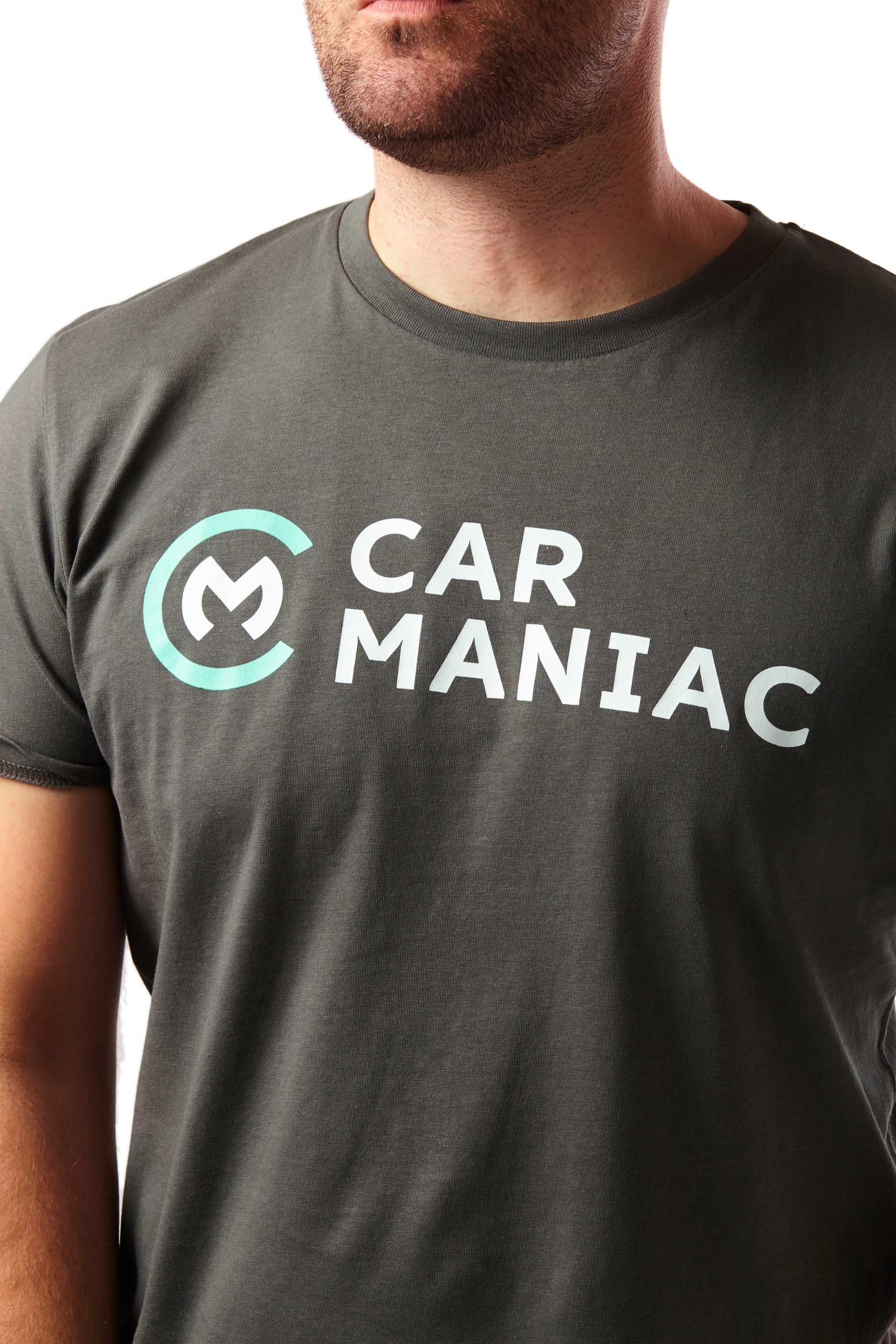 T-Shirt "Car Maniac" (Anthrazit)
