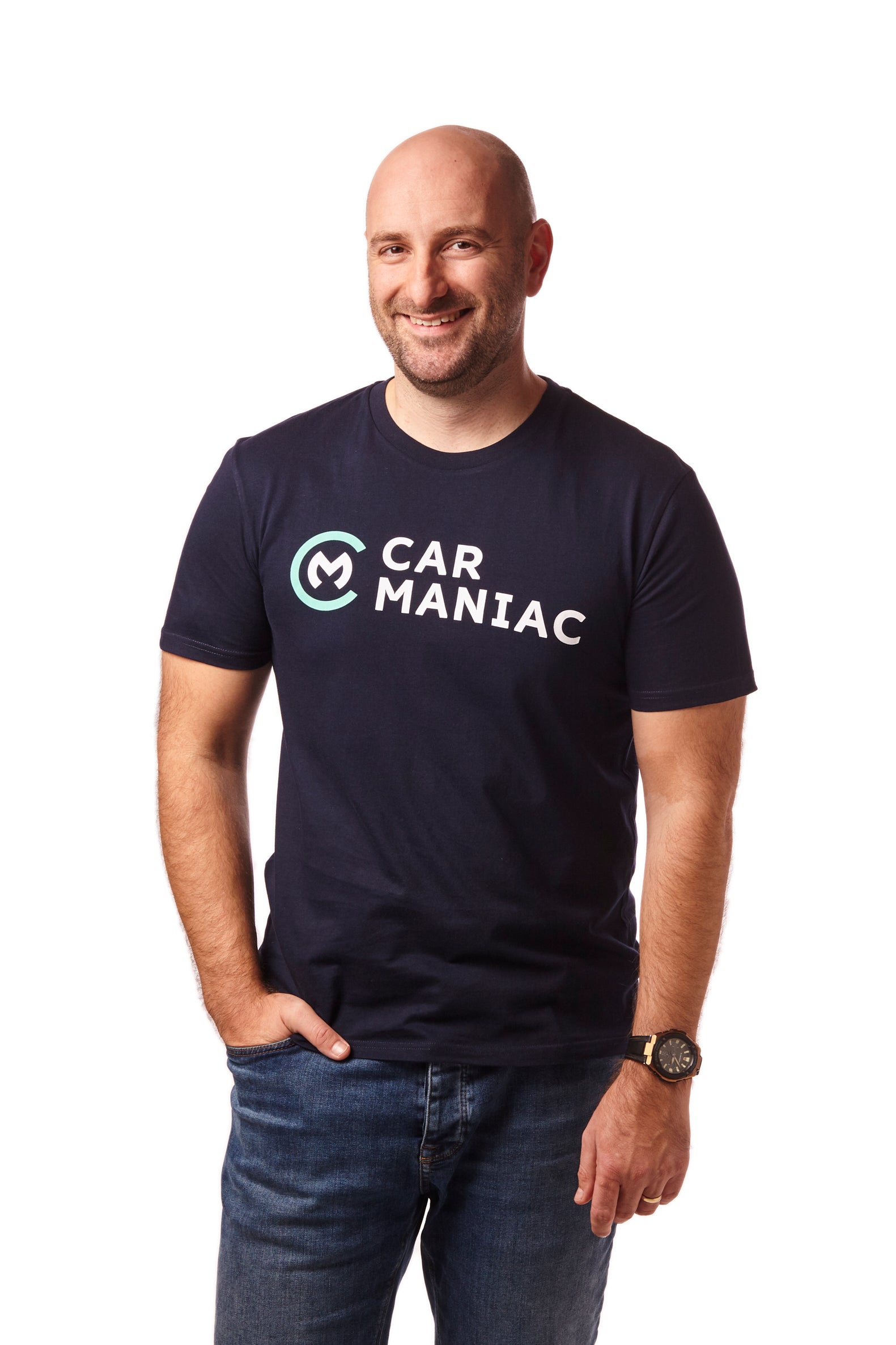 T-Shirt "Car Maniac" (French Navy)
