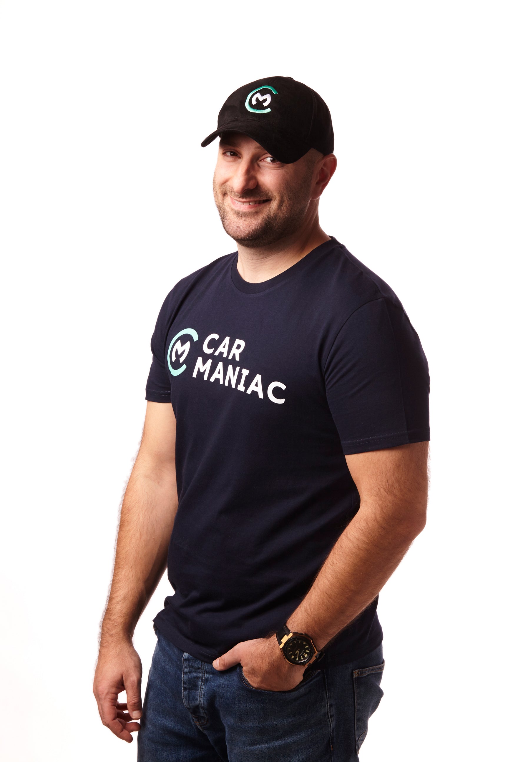 T-Shirt "Car Maniac" (French Navy)