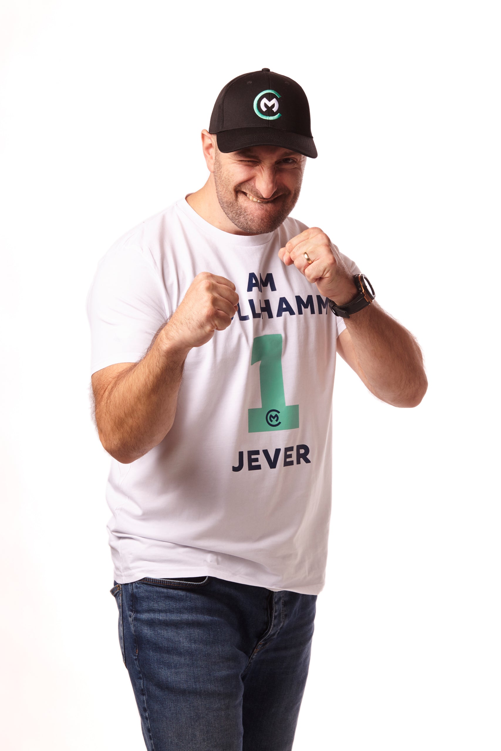 T-Shirt "Am Bullhamm 1 Jever" (Weiß)
