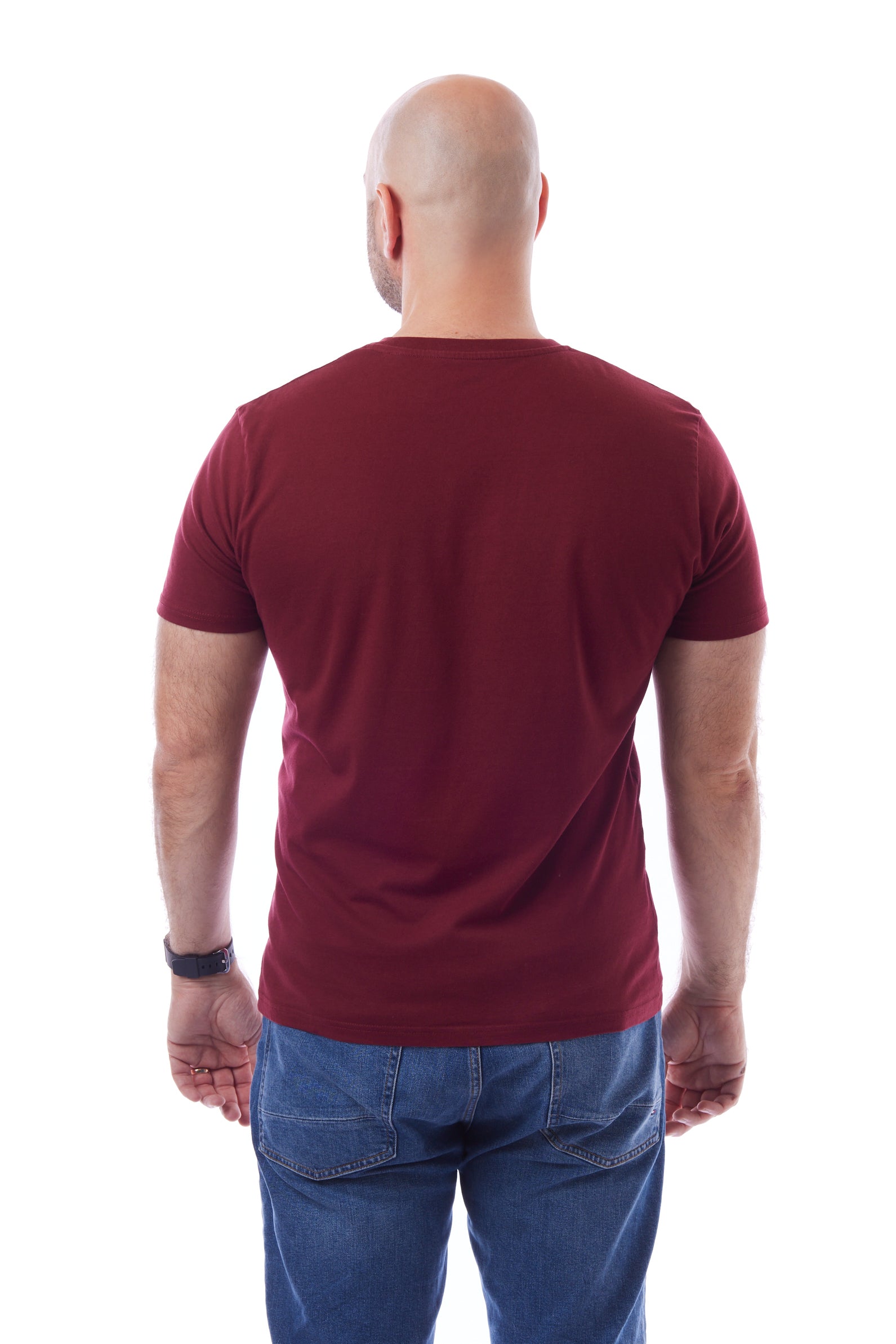 T-Shirt "Keine Macht der Schildkröte" (Burgundy)