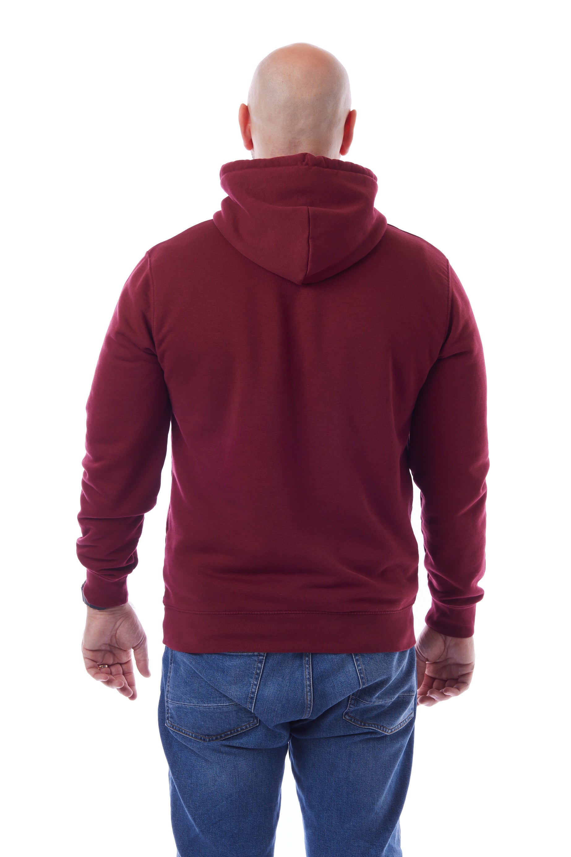 Hoodie "Keine Macht der Schildkröte" (Burgundy)